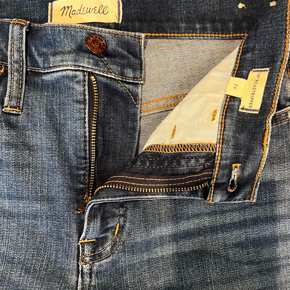 ⚜️Designer: Madewell 10" High-Rise Roadtripper Jeans in Playford Wash, Size 26” - Picture 7 of 12